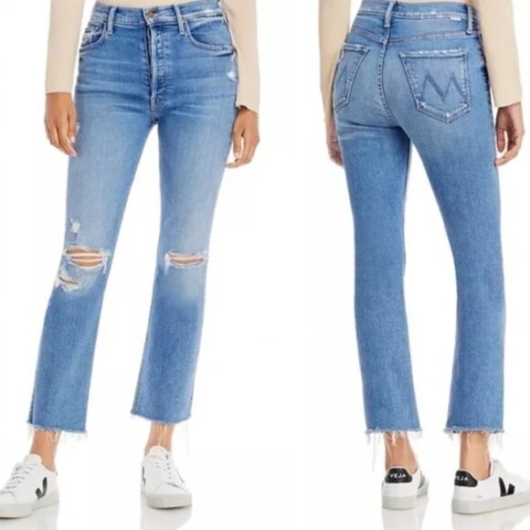 MOTHER The Tripper Ankle Fray Jeans | Play Like a Pirate | Size 28 - Picture 1 of 9